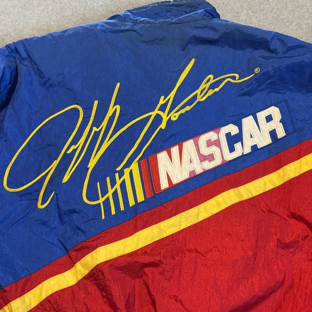 Vintage Jeff Gordon Jacket Mens M NASCAR Racing‎ Chase Authentics 90s 100% Nylon